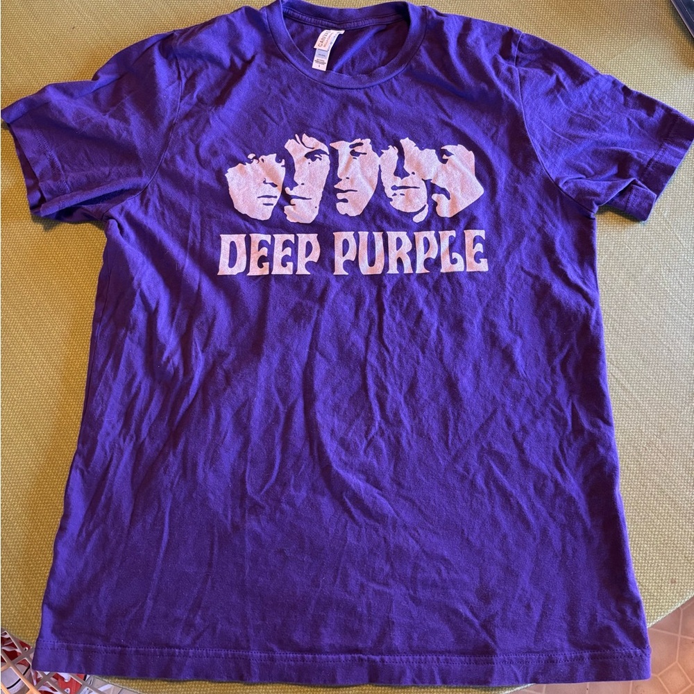 Deep Purple Band T-Shirt in Purple